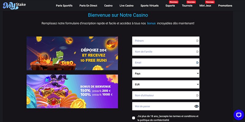 Découvrez les meilleurs bonus du Stake Casino en France en Ligne